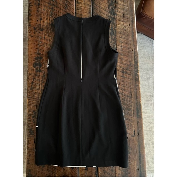 Banana Republic black and white abstract print 6 petite dress new with tags - Picture 7 of 14